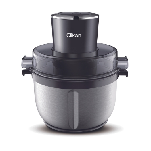 Clikon 2 Litre Electric Food Chopper/Meat Processor With 4 Blade Power Chopping, Easy Push 2 Speed Operation, Detachable Ss Quad Blades, 350 Watts - CK2669