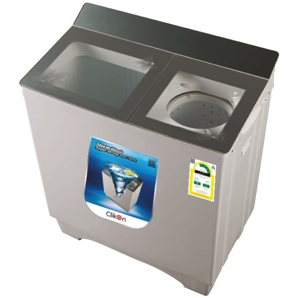 Clikon Washing Machine 10Kg Twin Tub Top loading - CK606-N